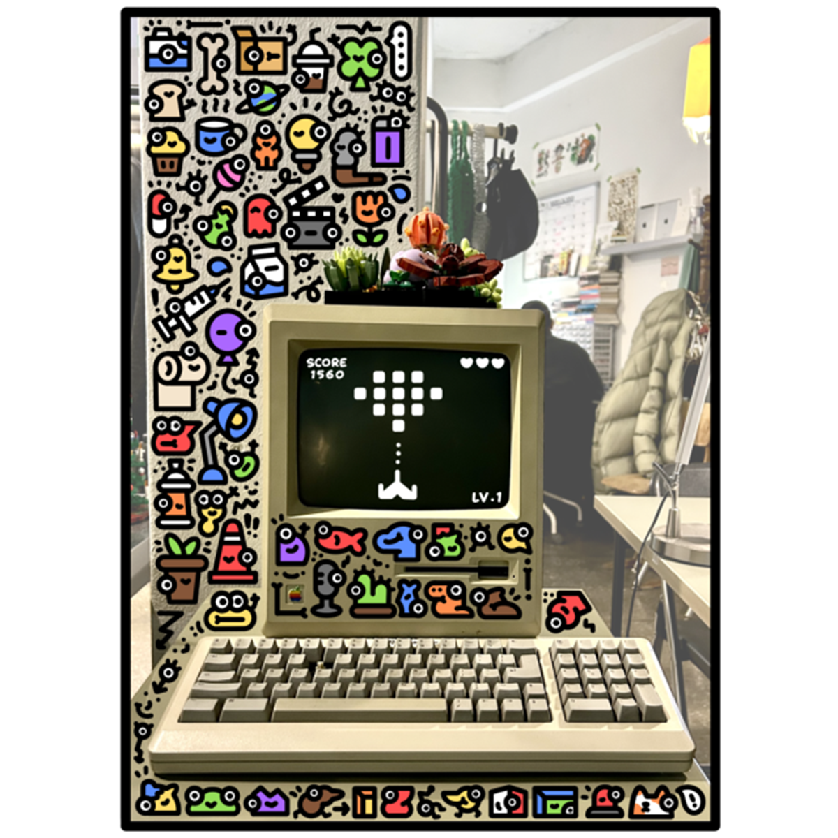매킨토시 128k.doodle